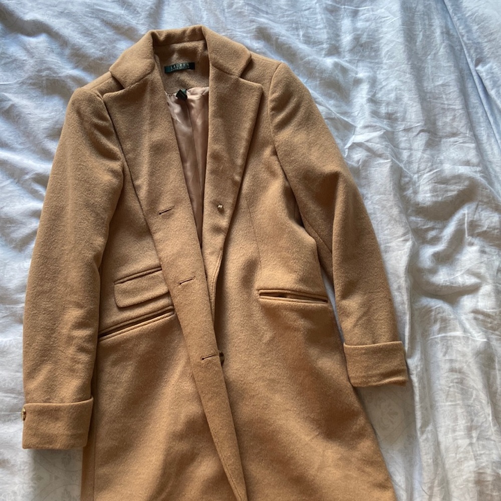 Ralph Lauren camel coat